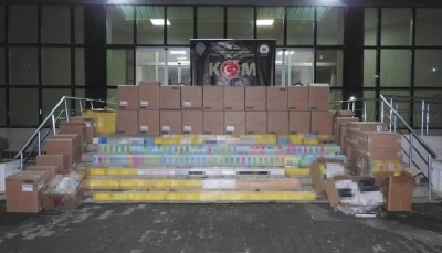 Şanlıurfa&rsquo;da 43 bin paket ka&ccedil;ak sigara ele ge&ccedil;irildi