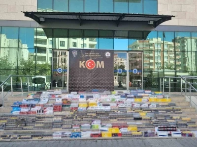 Şanlıurfa’da 55 bin paket kaçak sigara ele geçirildi: 10 gözaltı
