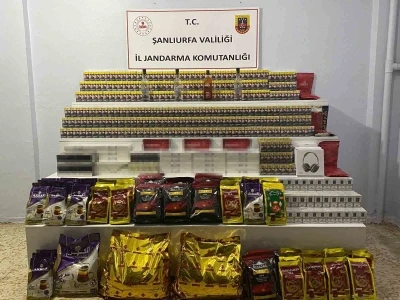 Şanlıurfa&rsquo;da 9 bin 440 paket g&uuml;mr&uuml;k ka&ccedil;ağı sigara ele ge&ccedil;irildi
