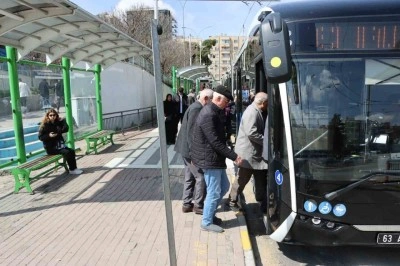 Şanlıurfa&rsquo;da bayram boyunca toplu taşıma &uuml;cretsiz