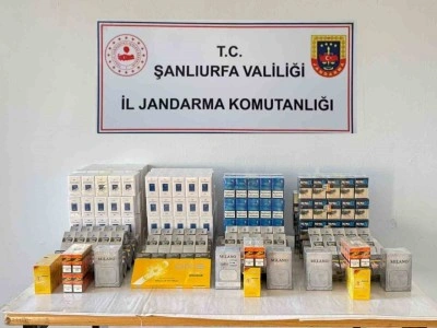 Şanlıurfa’da bin 240 kaçak paket sigara ele geçirildi