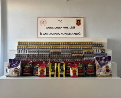 Şanlıurfa&rsquo;da g&uuml;mr&uuml;k ka&ccedil;ağı &uuml;r&uuml;nler ele ge&ccedil;irildi
