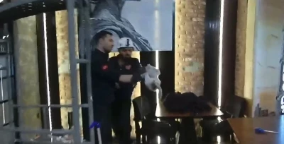 Şanlıurfa&rsquo;da havalandırma boşluğunda mahsur kalan kedi kurtarıldı
