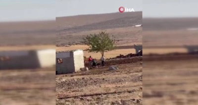 Şanlıurfa’da iki aile arasındaki silahlı çatışma kamerada