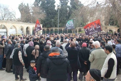 Şanlıurfa&rsquo;da İran&rsquo;a y&ouml;nelik saldırıya tepki
