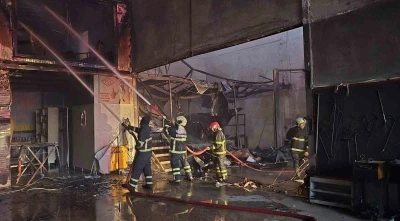 Şanlıurfa’da iş yeri yangını: 8 araçla müdahale edildi
