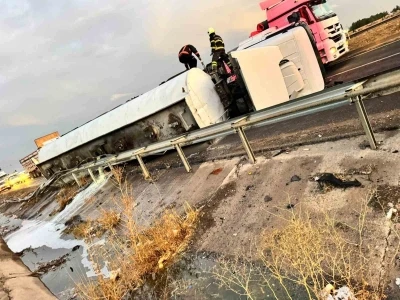 Şanlıurfa’da mazot yüklü tanker otomobile çarptı: 6 yaralı
