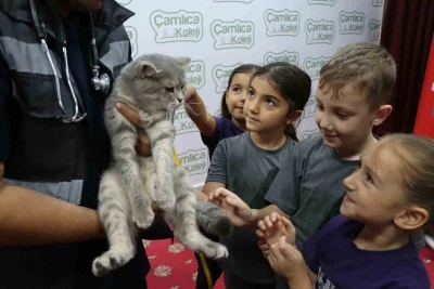Şanlıurfa’da minik kalplere hayvan sevgisi aşılandı
