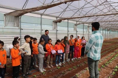 Şanlıurfa’da öğrenciler doğa ve tarımla buluşuyor
