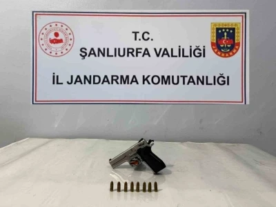 Şanlıurfa’da ruhsatsız silah ele geçirildi
