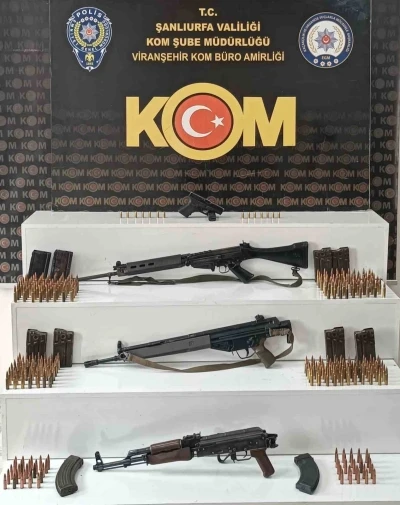 Şanlıurfa&rsquo;da ruhsatsız uzun namlulu silahlar ele ge&ccedil;irildi
