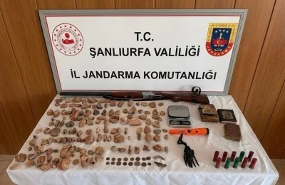 Şanlıurfa&rsquo;da tarihi eser ka&ccedil;ak&ccedil;ılığı: 1 g&ouml;zaltı
