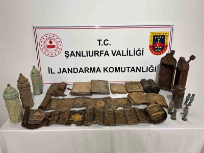 Şanlıurfa’da tarihi eser operasyonu: 2 gözaltı
