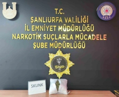Şanlıurfa’da uyuşturucu operasyonu: 1 tutuklama