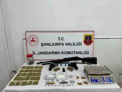 Şanlıurfa&rsquo;da uyuşturucu operasyonunda 2 g&ouml;zaltı
