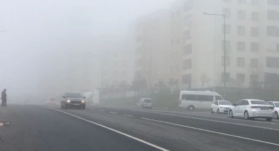 Şanlıurfa&rsquo;da yoğun sis etkili oldu
