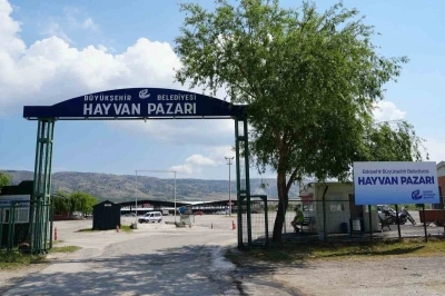 Şap hastalığı sebebiyle Büyükşehir Hayvan Pazarı kapatıldı
