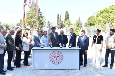 Sarayköy’e kazandırılacak sağlık kompleksinin temeli atıldı
