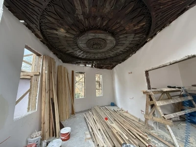 Saraylı&rsquo;daki tarihi yapının restorasyonunda sona geliniyor
