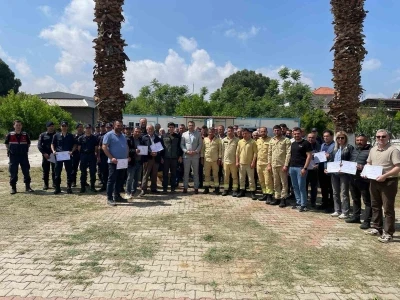 Sarıg&ouml;l&rsquo;de 95 kişiye yangın eğitimi
