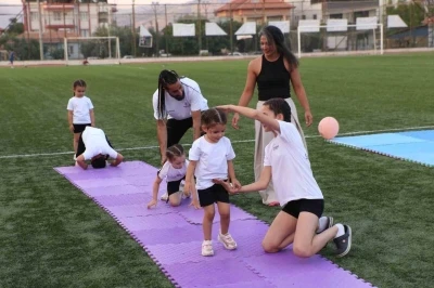 Sarıg&ouml;l&rsquo;de minik cimnastik&ccedil;ilerden nefes kesen g&ouml;steri
