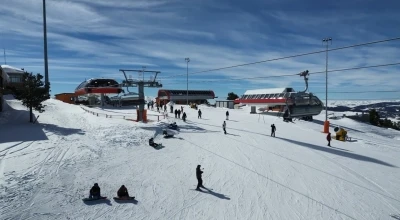 Sarıkamış, snowboard ve kayak tutkunlarını ağırlıyor
