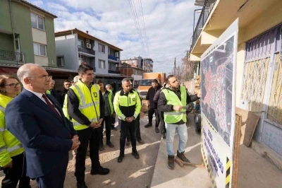 Sarnı&ccedil;&rsquo;ta i&ccedil;me suyu yatırımı hızla ilerliyor
