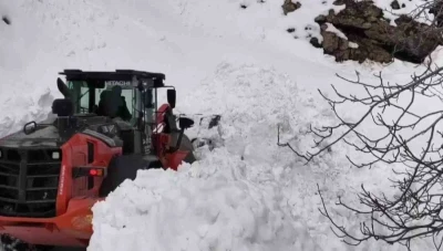 Sason&rsquo;da kapanan mezra yolları ulaşıma a&ccedil;ıldı

