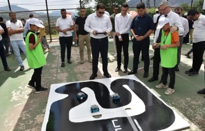 Sason&rsquo;da robot ve teknoloji sergisi a&ccedil;ıldı
