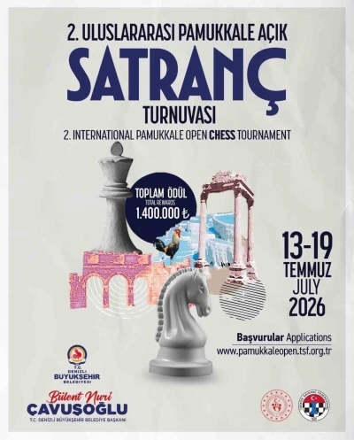 Satran&ccedil; d&uuml;nyasının kalbi Denizli&rsquo;de atacak
