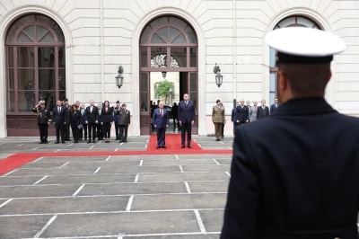 Savunma Bakanı G&uuml;ler, İtalya Savunma Bakanı Crosetto ile bir araya geldi
