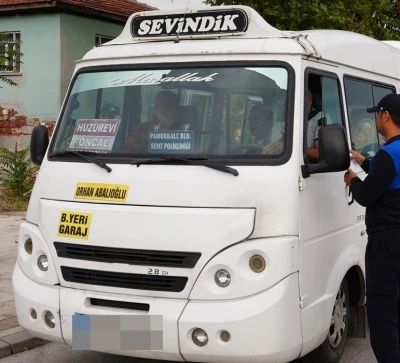 Şehir içi dolmuşlarda trafik denetimi
