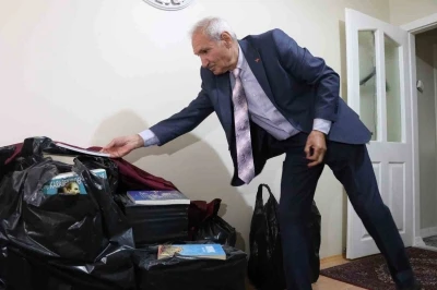 Şehit oğlunun adını 14 bin kitaplık k&uuml;t&uuml;phaneyle yaşatacak
