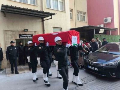 Şehit polis memuru Aydın&rsquo;dan memleketine uğurlandı