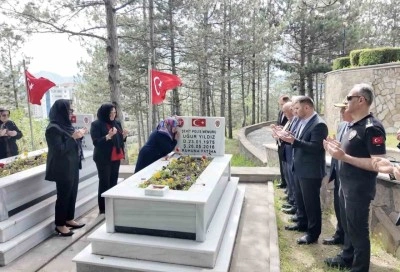 Şehit Polis Memuru Uğur Yıldız dualarla anıldı