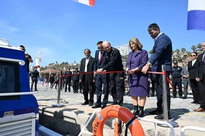 Şehit Veysel &Ouml;zkayacan&rsquo;ın adı verilen karakol botu mavi vatanda g&ouml;reve başladı
