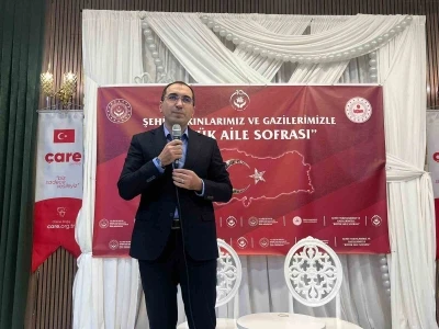 Şehit yakınları ve gaziler g&ouml;n&uuml;l sofrasında buluştu
