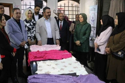 Şehit yakınları ve gaziler için ’Sanatla Yaşam Sergisi’ Diyarbakır’da açıldı
