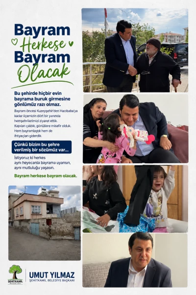 Şehitkamil Belediye Başkanı Umut Yılmaz&rsquo;dan Bayram &Ouml;ncesi Umut Dolu Dokunuş