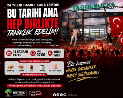 Şehitkamil Belediye Başkanı Umut Yılmaz&rsquo;dan Milli Ma&ccedil;a Davet: &ldquo;Bu Tarihi Ana Hep Birlikte Tanıklık Edelim&rdquo;