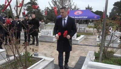 Şehitler Bafra&rsquo;da dualarla anıldı

