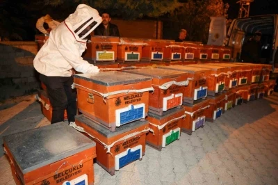 Sel&ccedil;uklu Belediyesi Arılı Kovan Desteği Projesi&rsquo;ni 4. kez d&uuml;zenledi
