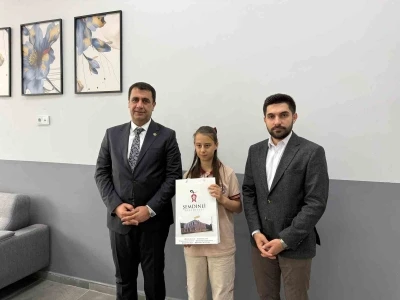 Şemdinlili &ouml;ğrenci bursluluk sınavından 500 tam puan aldı
