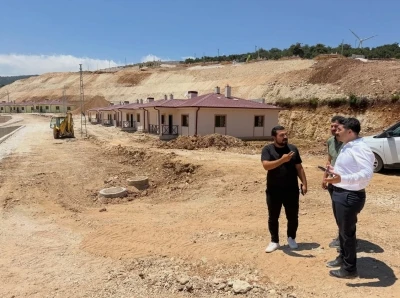 Şenk&ouml;y&rsquo;de afet konutları tamamlanma aşamasına geldi
