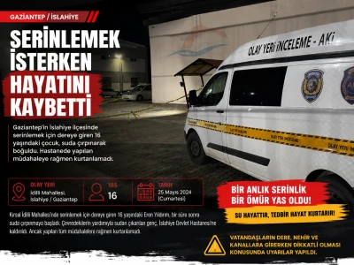 Serinlemek İ&ccedil;in Girdiği Derede Can Verdi