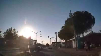 Servisten inerken ölümle burun buruna geldi
