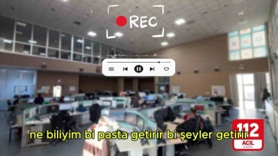Sevgililer g&uuml;n&uuml;nde 112 &Ccedil;ağrı Merkezinden pasta istedi, 1882 TL ceza yedi
