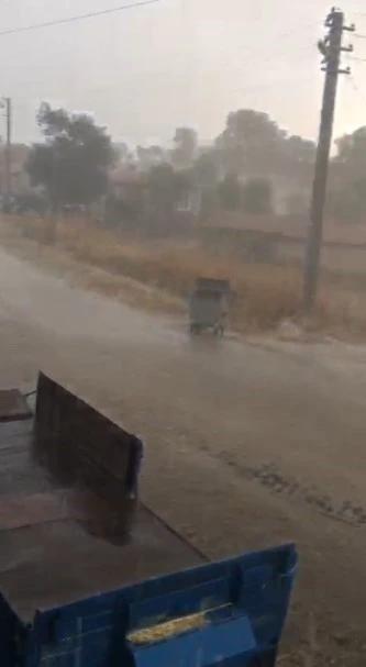 Seyitgazi’de ağustos ayında sağanak yağış
