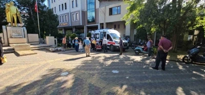 Sıcak havada fenalaşan şahıs, hastaneye kaldırıldı
