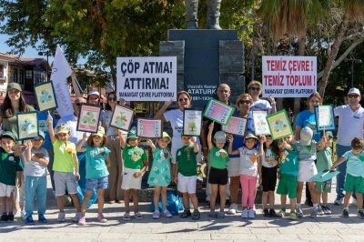 Side’de çevre temizliği yapıldı
